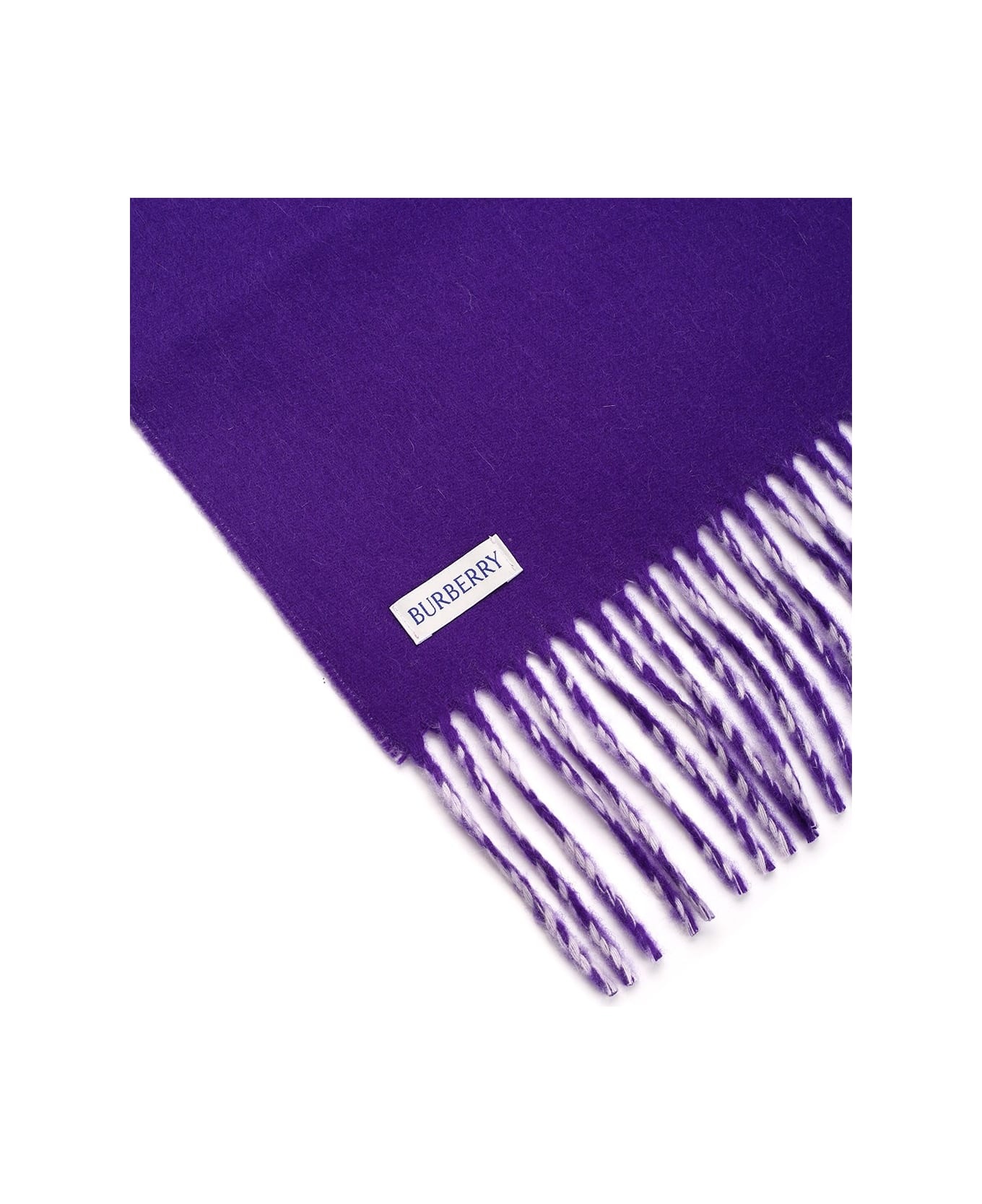 Purple Cashmere Scarf - 3