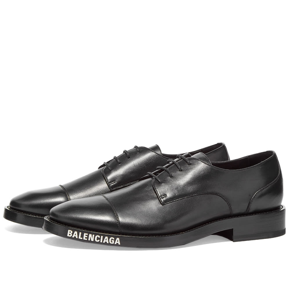 Balenciaga Logo Sole Derby Shoe - 1