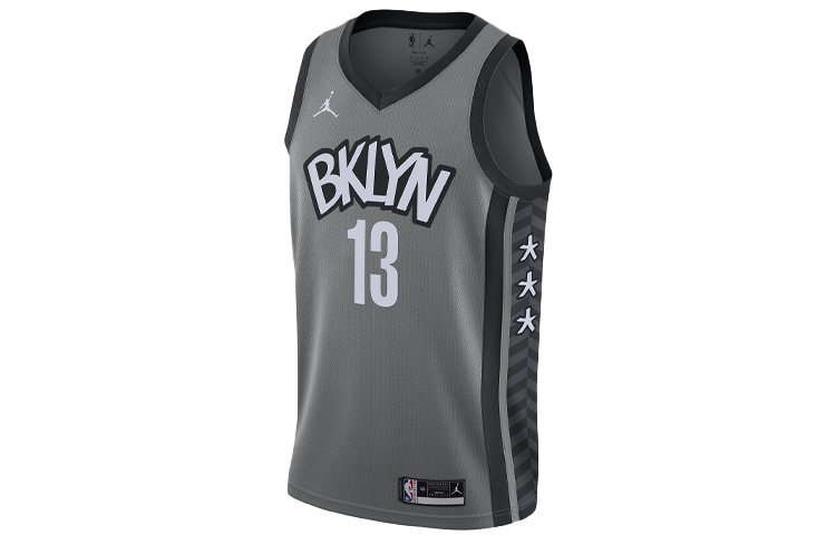 Nike NBA Brooklyn Kevin Durant 20 Basketball Jersey 'Grey White' CV9469-002 - 2