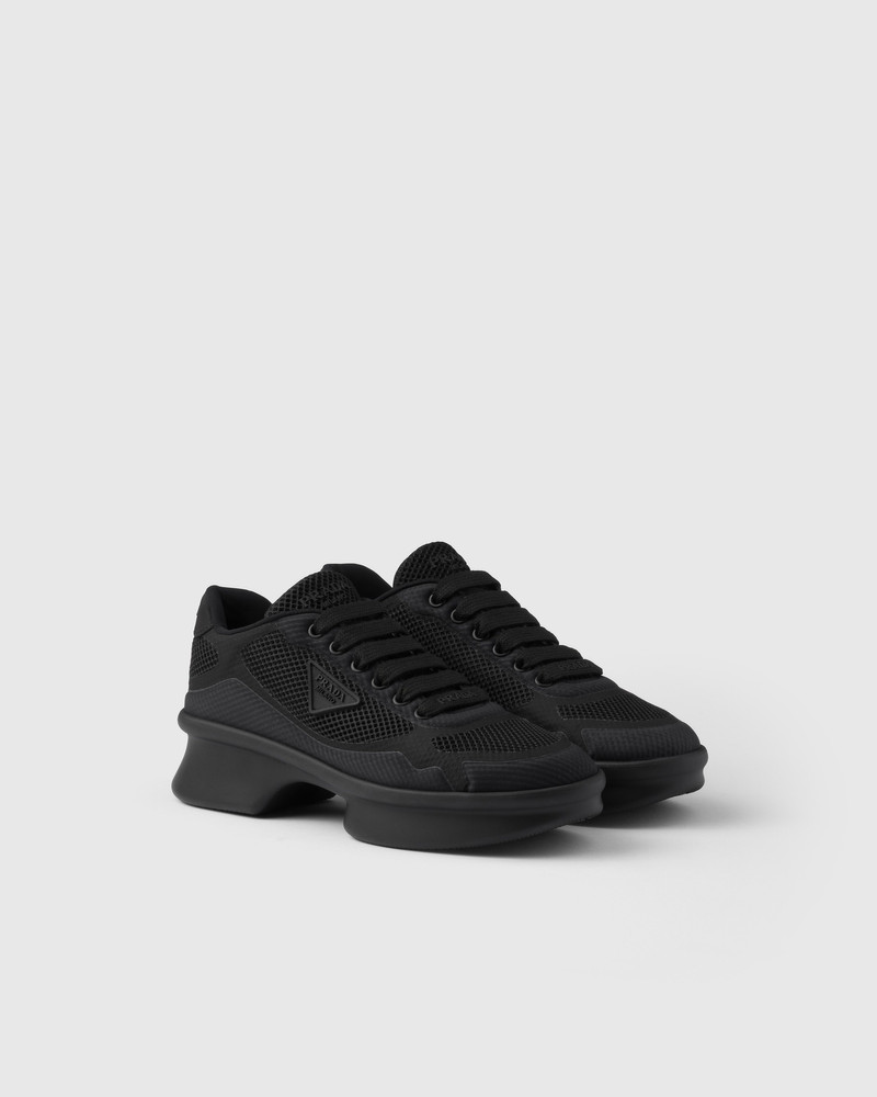 Re-Nylon and mesh fabric sneakers - 1