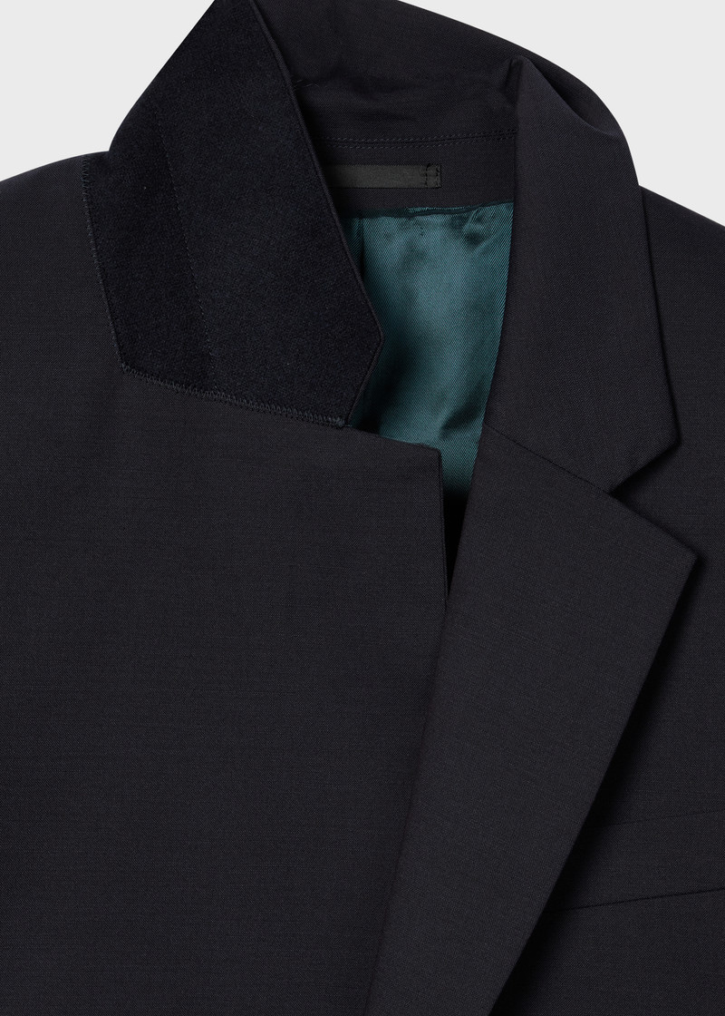 Paul Smith Navy Wool and Cotton-Blend Buggy-Lined Suit outlook