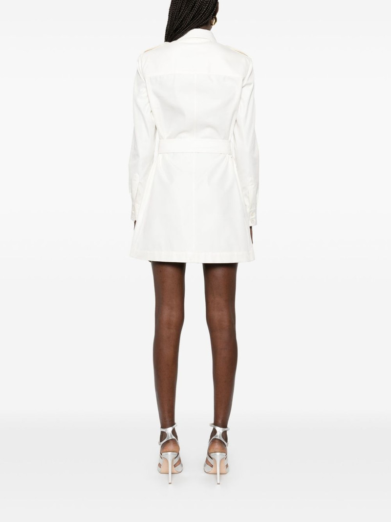belted shirt mini dress 4