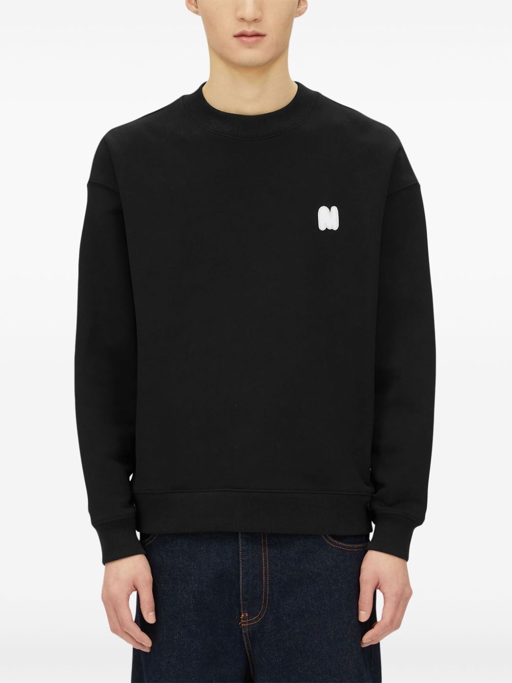 logo patch sweatshirt - 3