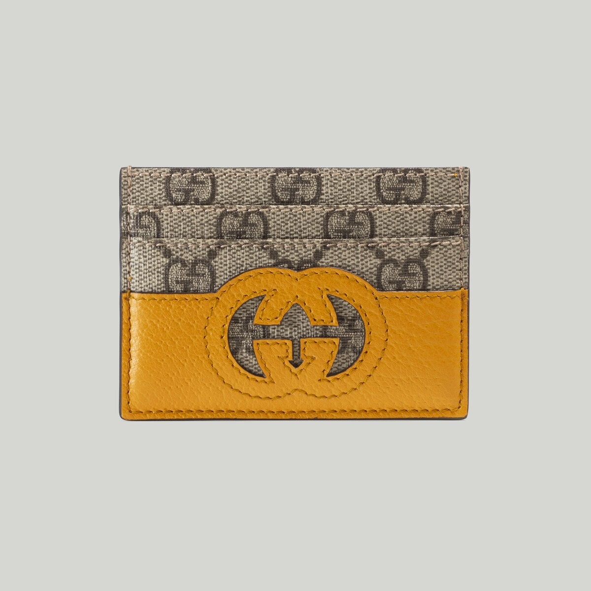 Card case with cut-out Interlocking G - 1