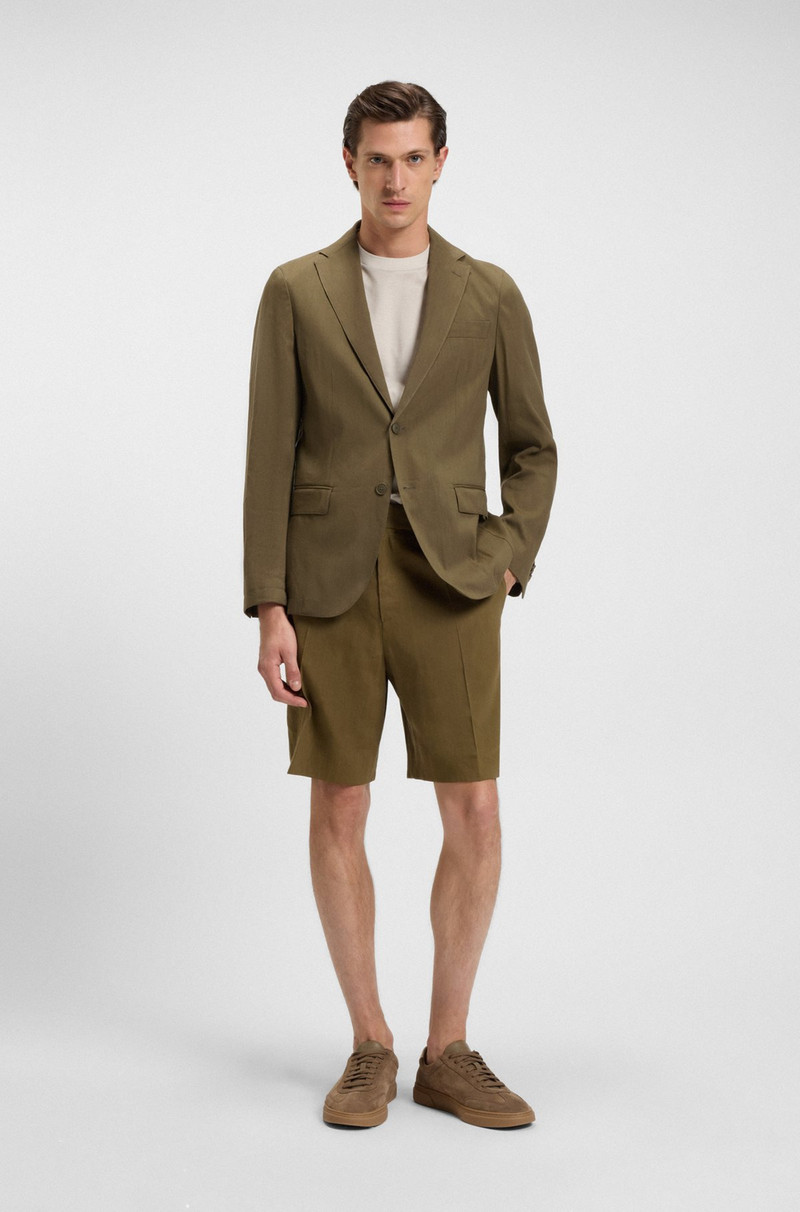 BOSS SLIM-FIT SUIT JACKET IN A STRETCH-LINEN BLEND outlook