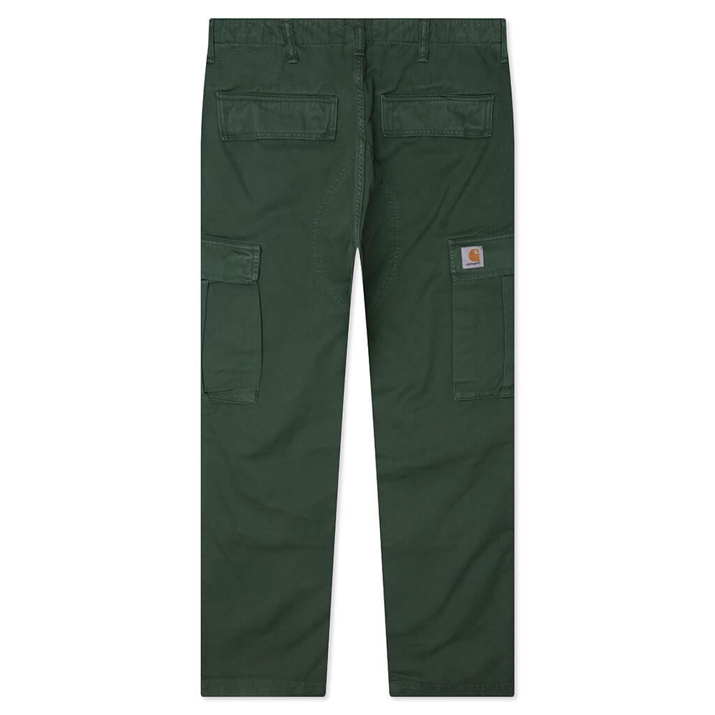 REGULAR CARGO PANT GARMENT DYED - DUCK GREEN - 2