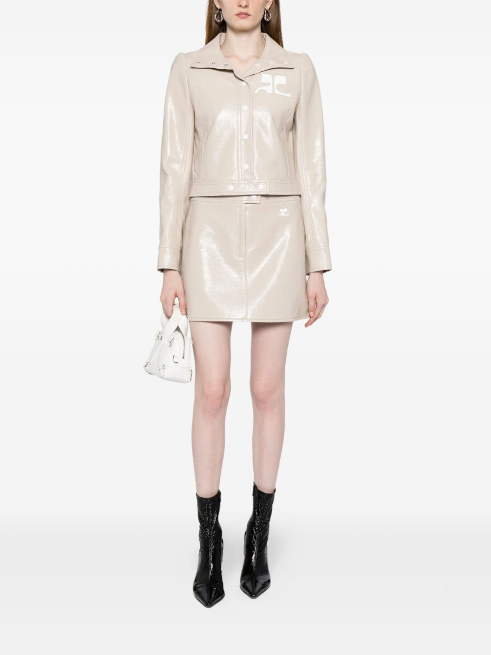 logo-detail jacket - 2