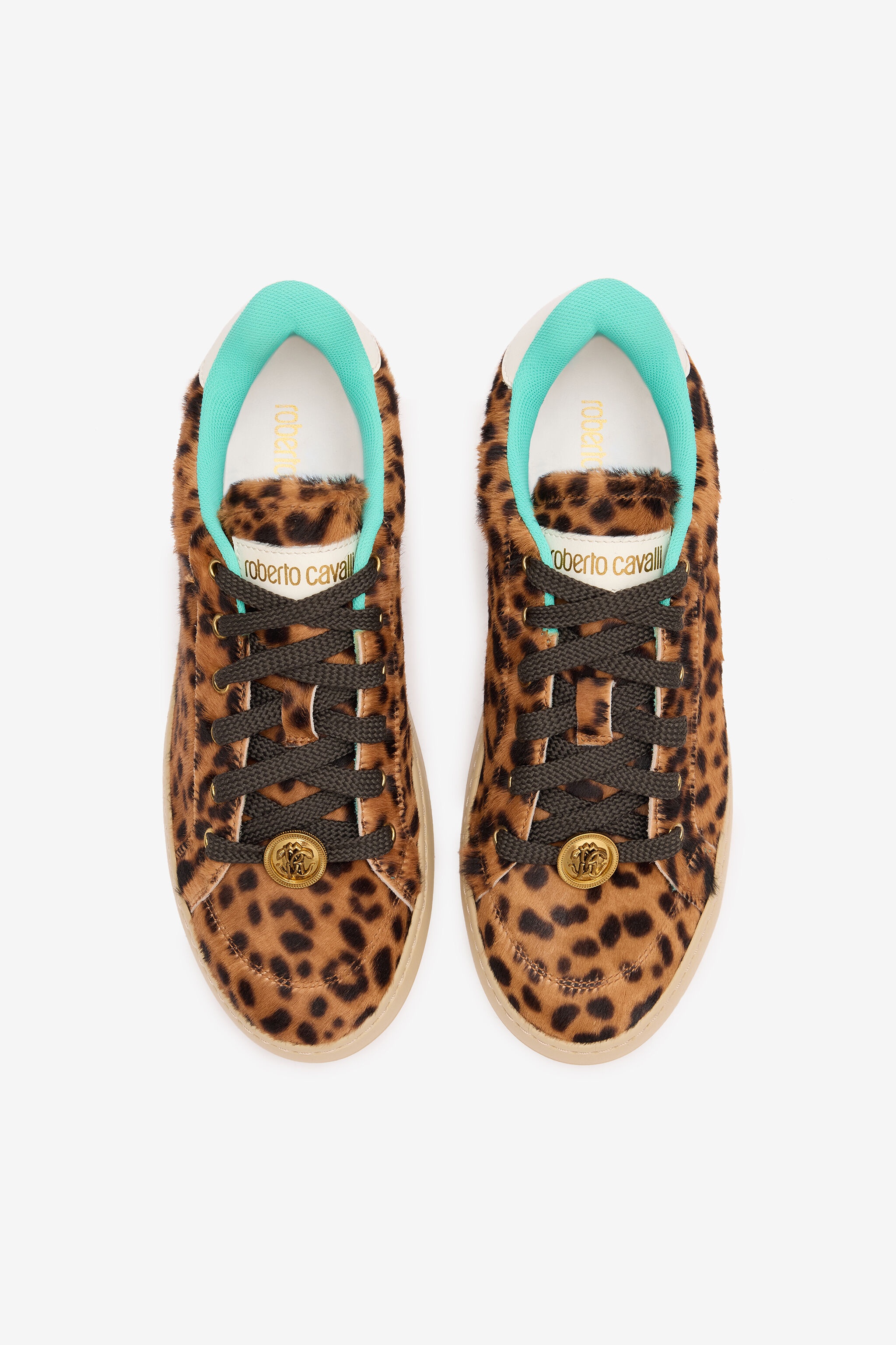 Sneakers With Jaguar Skin Print - 5
