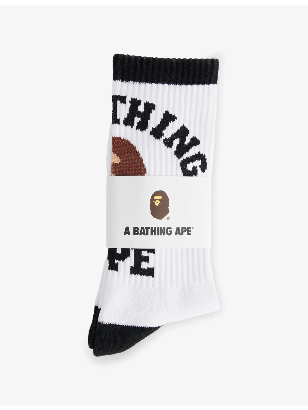 B-College Cotton-Blend Crew Socks - 1