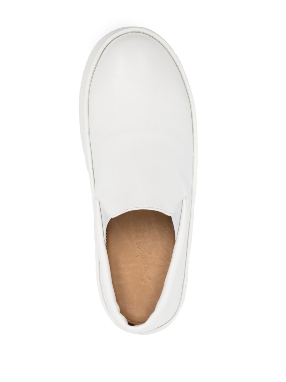 slip-on leather shoes - 4