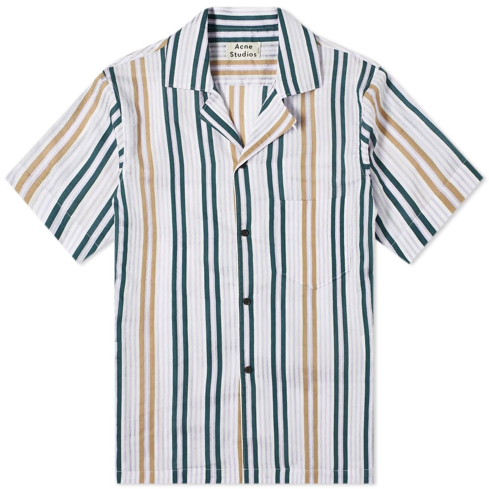 Acne Studios Simon Sheer Stripe Vacation Shirt - 1