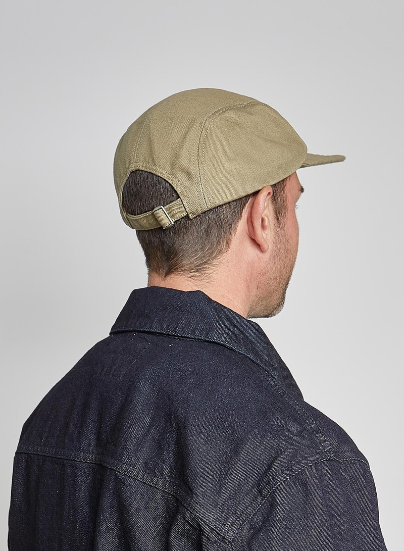 5 Panel Cap Heavy Cotton in Army 6