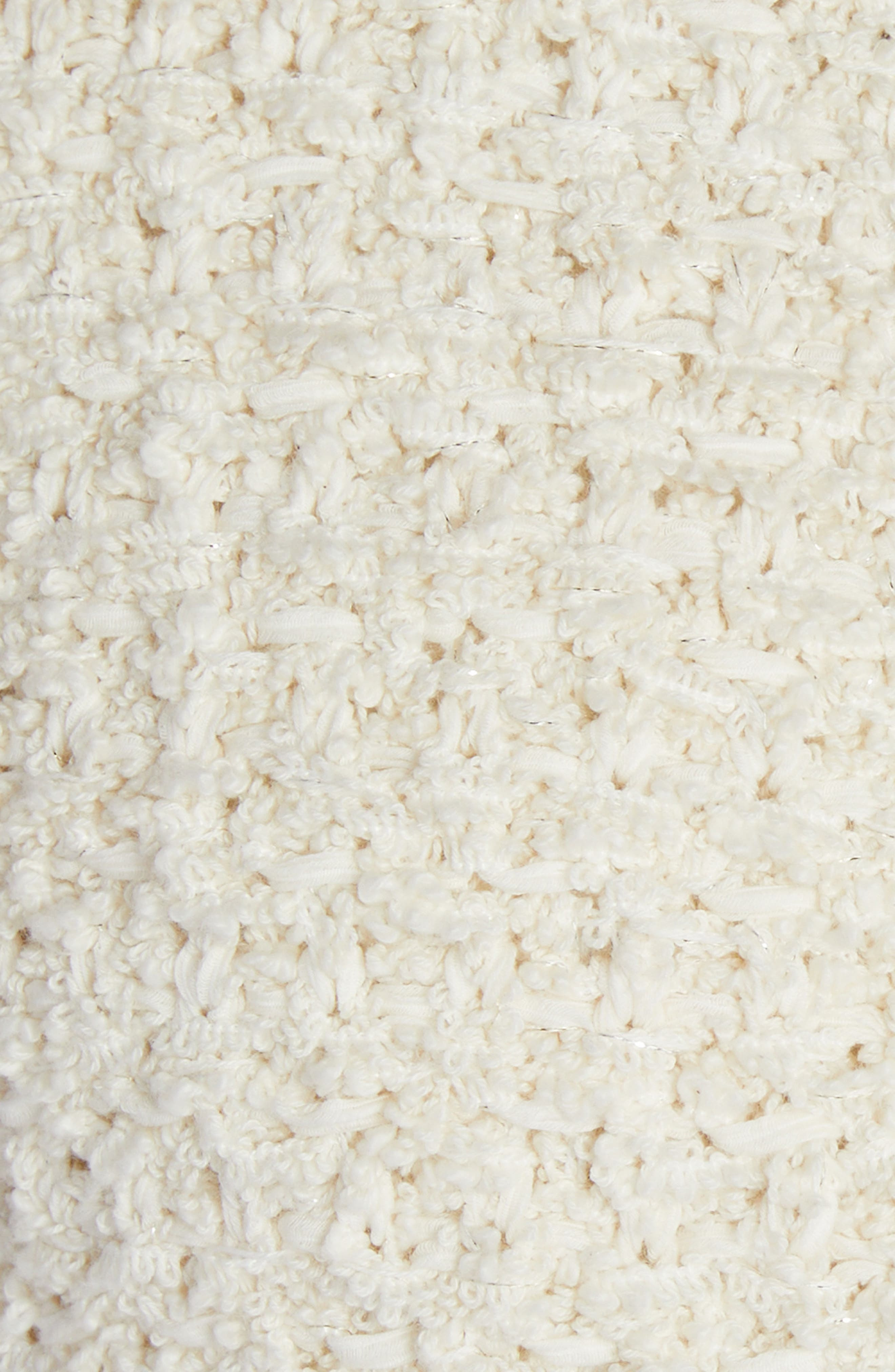 Textured Knit & Quilted Nylon Cardigan - 6