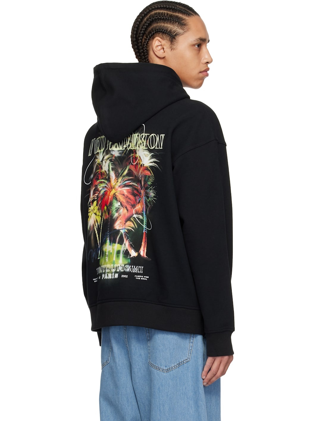 Black Palm Tree Hoodie - 3