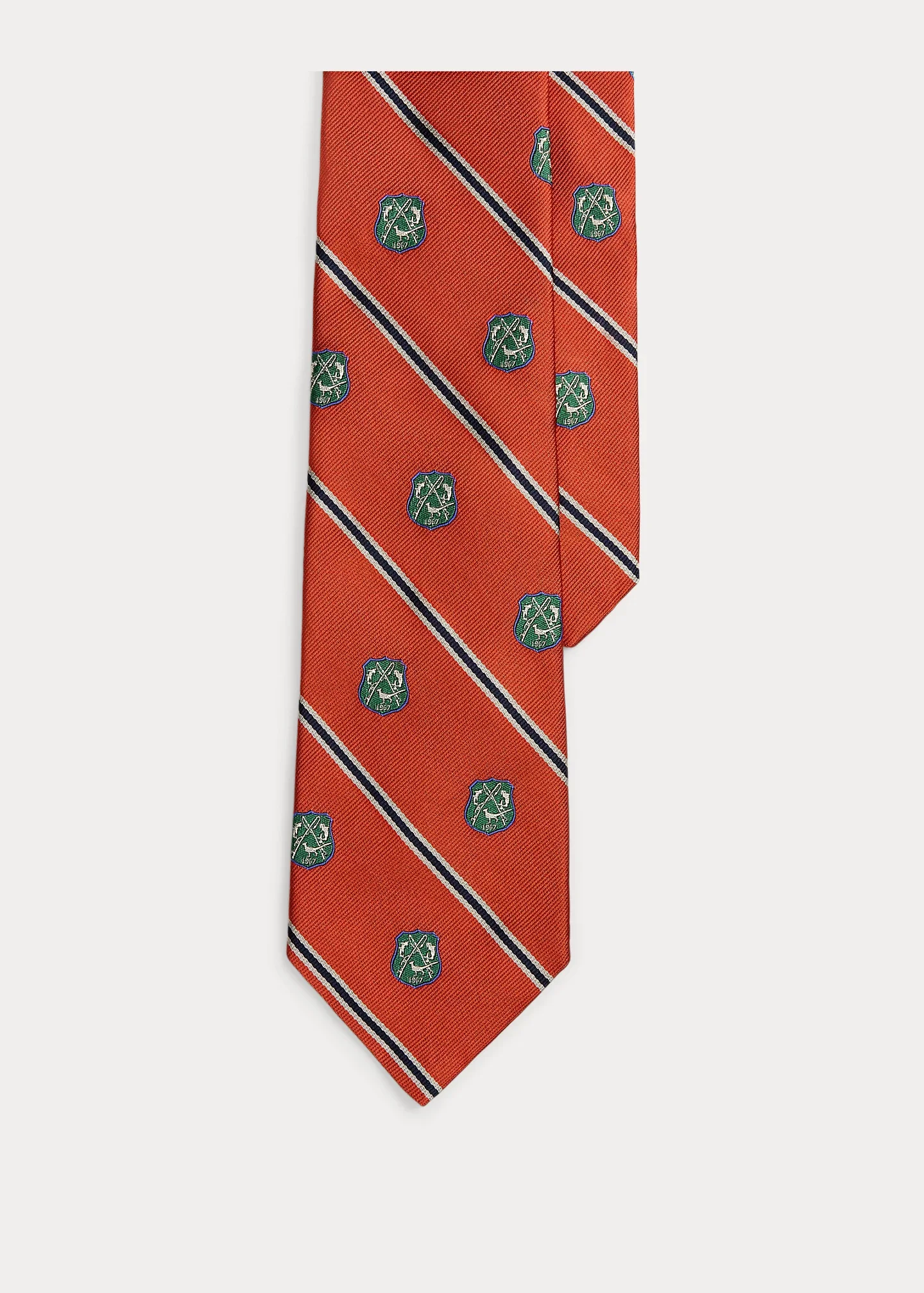 Silk Repp Club Tie - 1