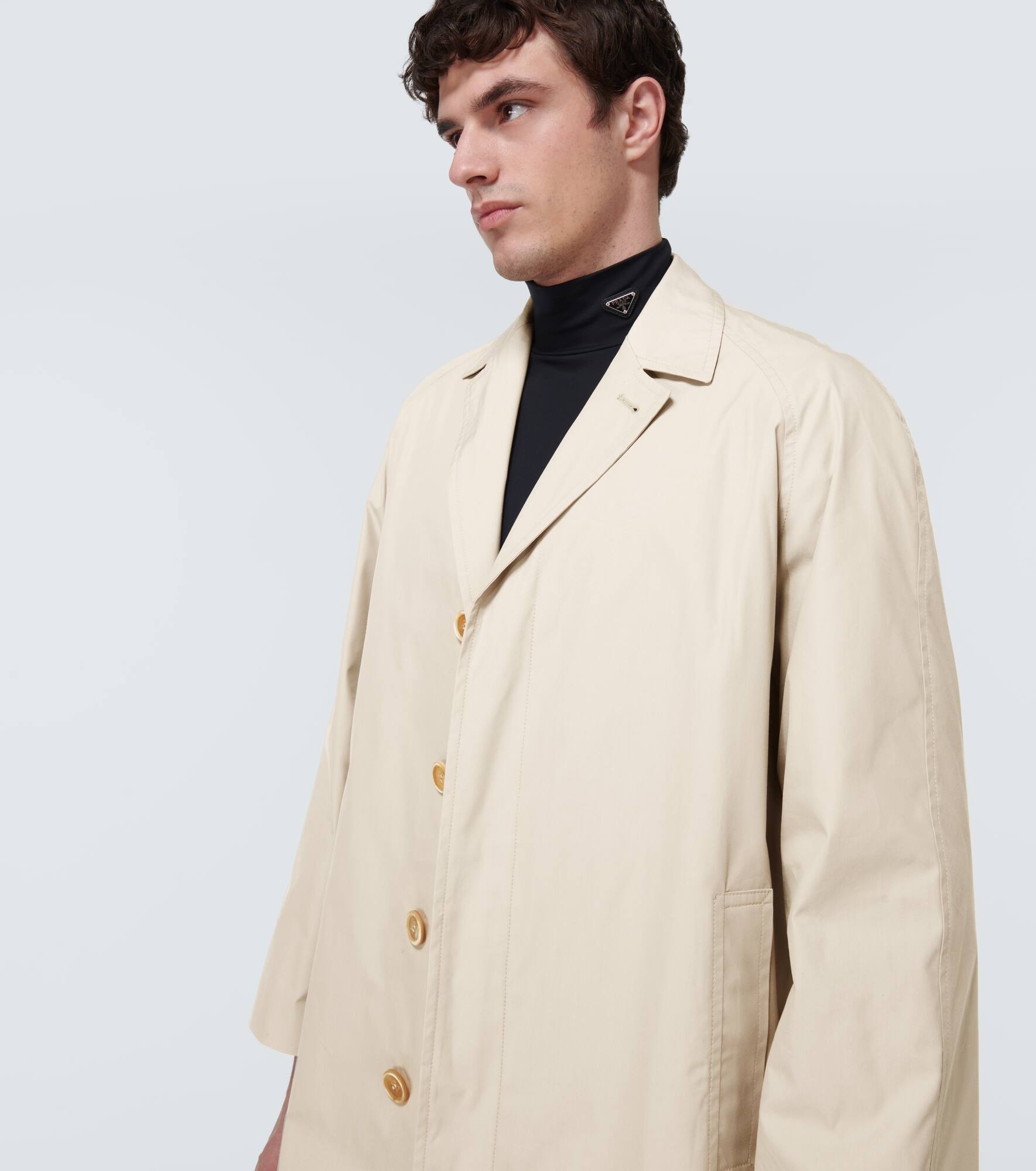 Cotton-blend overcoat - 5
