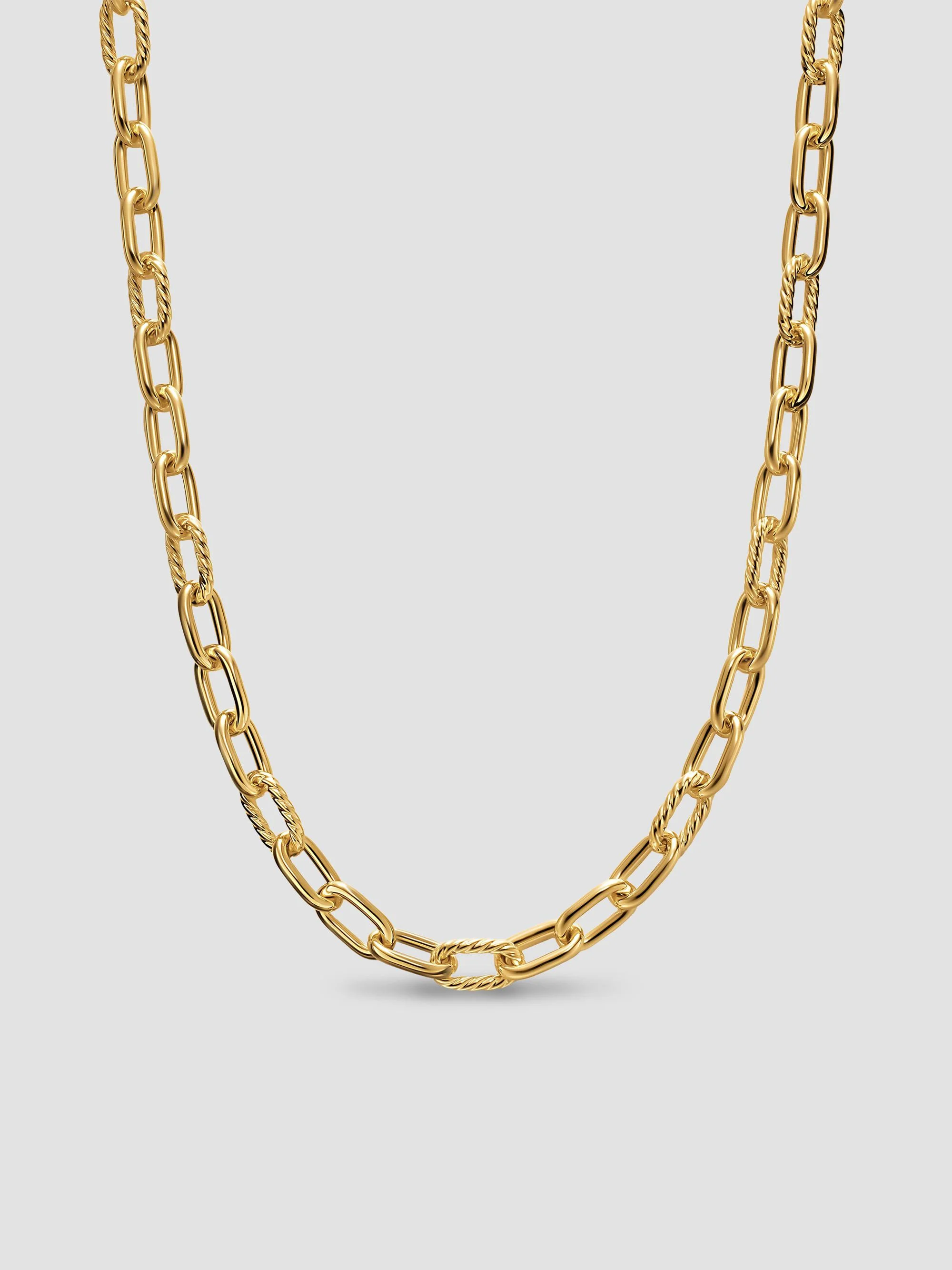Women's DY Madison Chain Necklace in 18K Yellow Gold, 8.5MM - Gold - 1