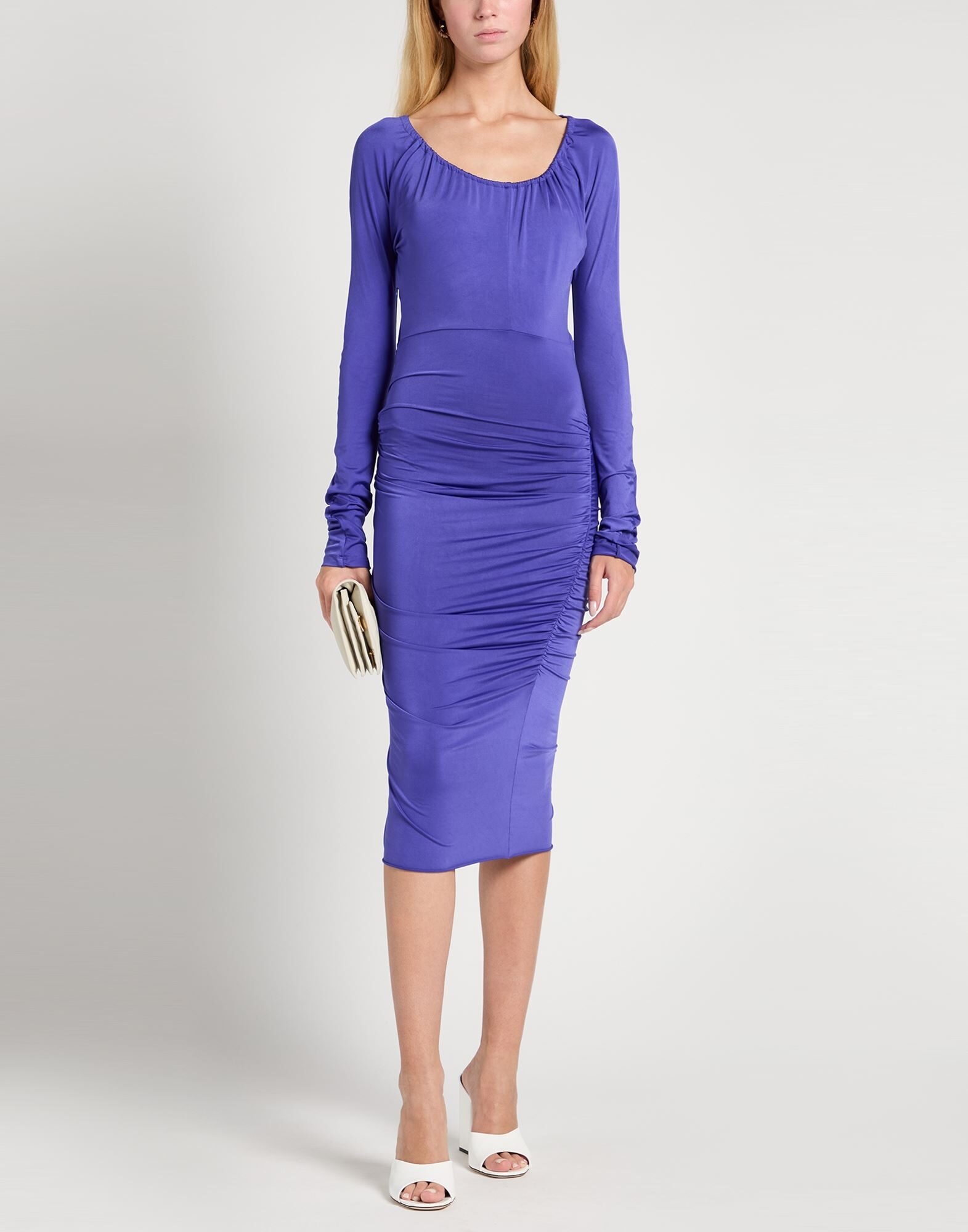 Purple Women's Midi Dress - 3