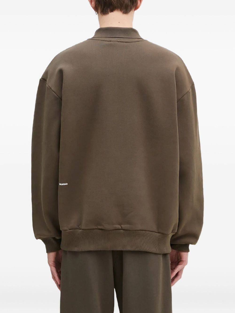 polo-collar sweatshirt - 2