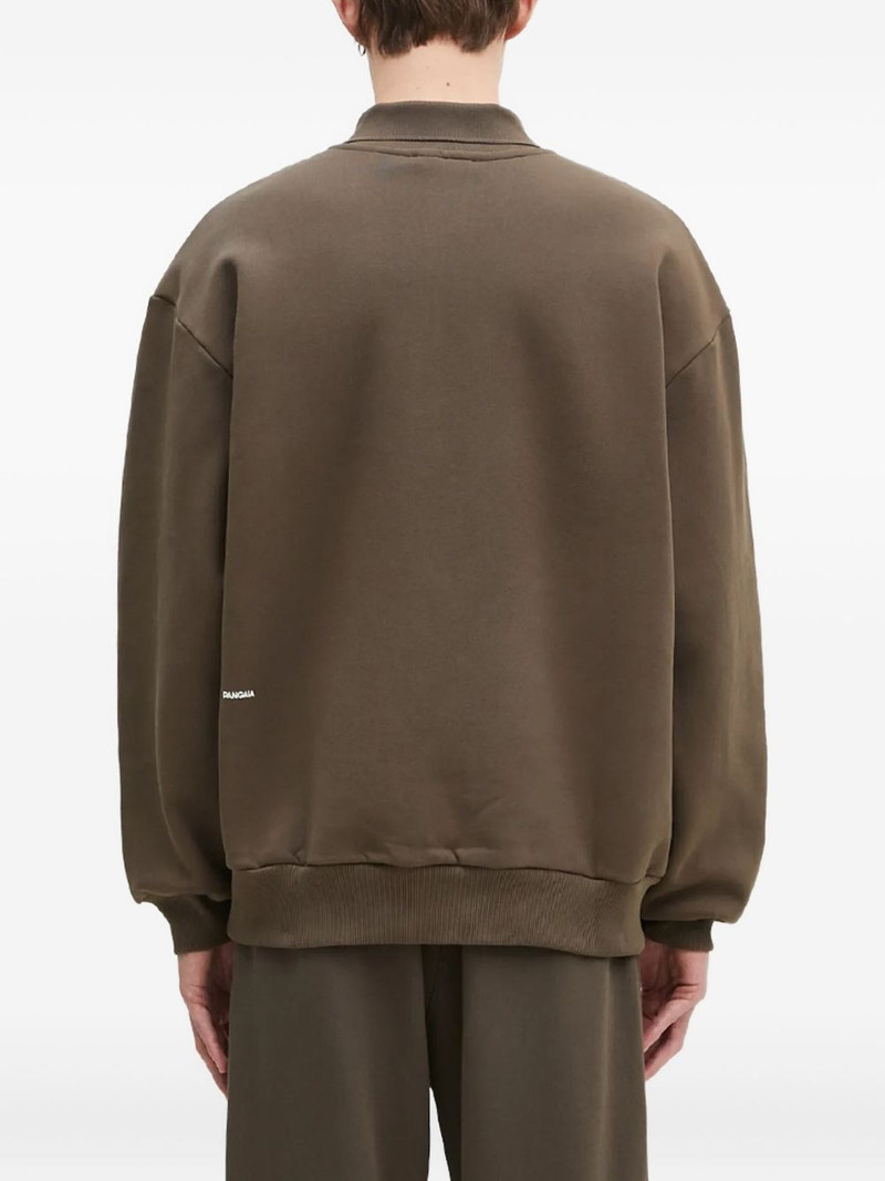 PANGAIA polo-collar sweatshirt outlook
