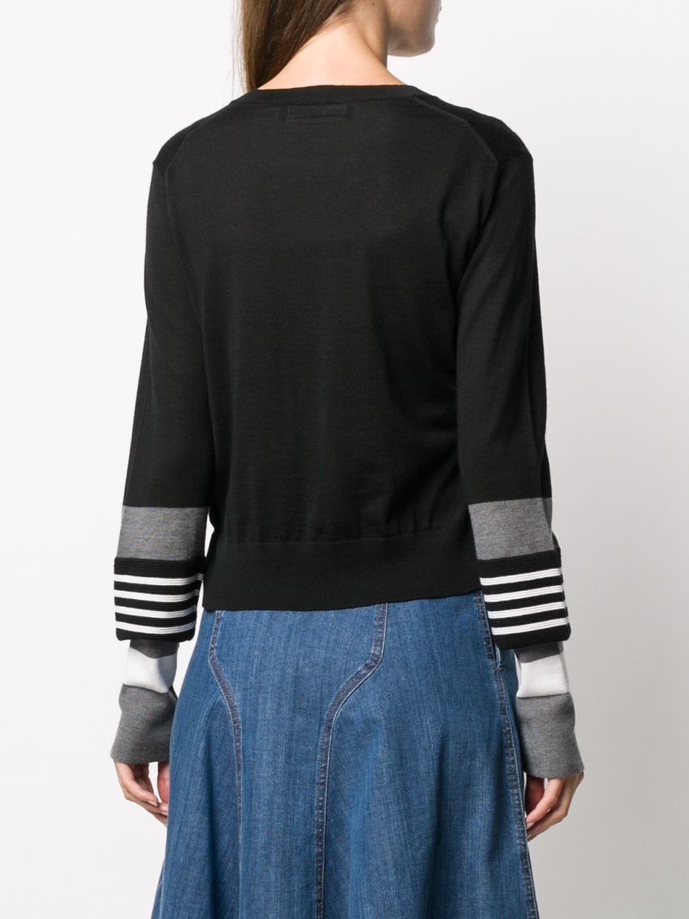 stripe detailing jumper - 4