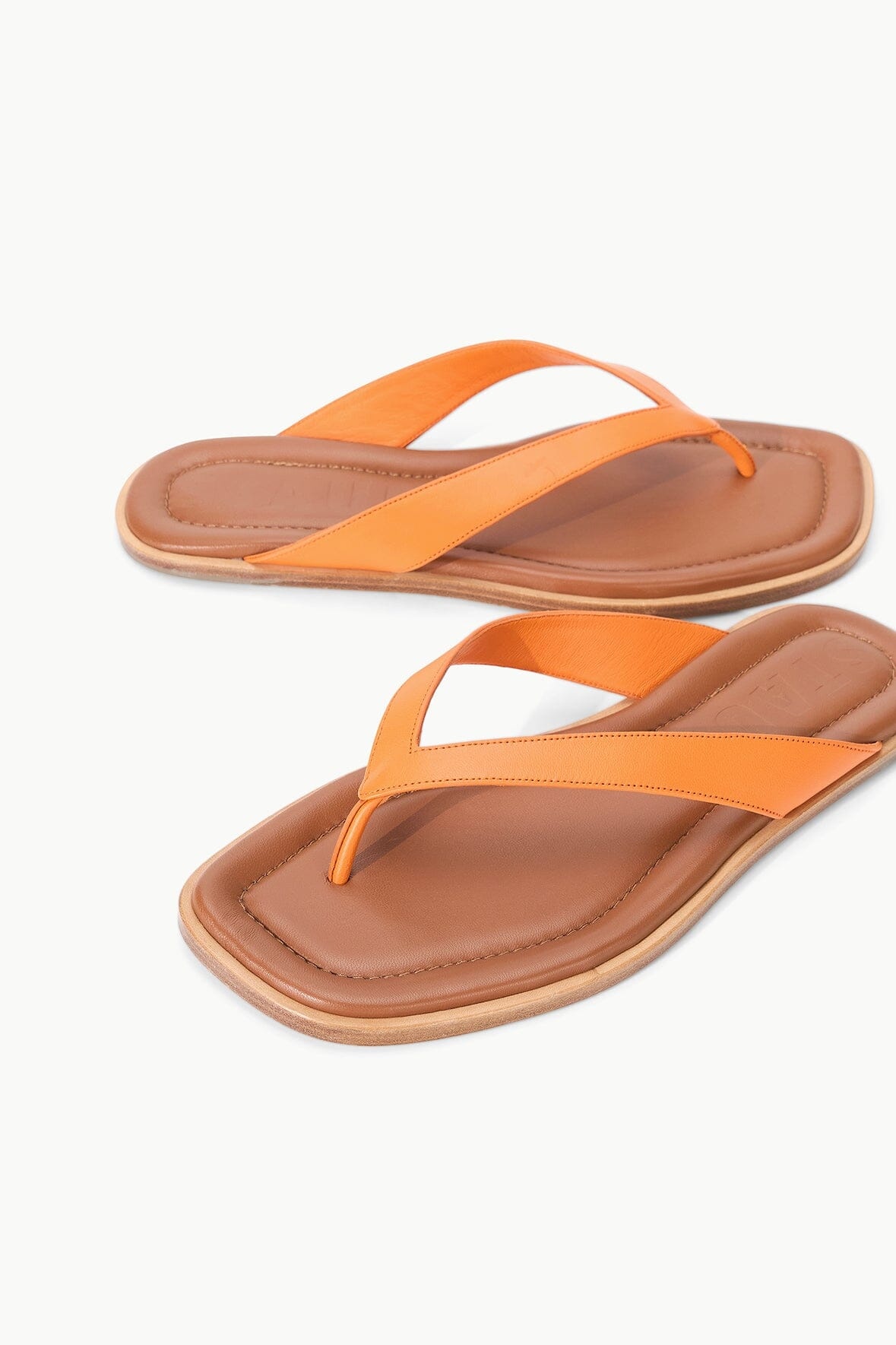 STAUD DANTE THONG SLIDE CLEMENTINE TAN - 3