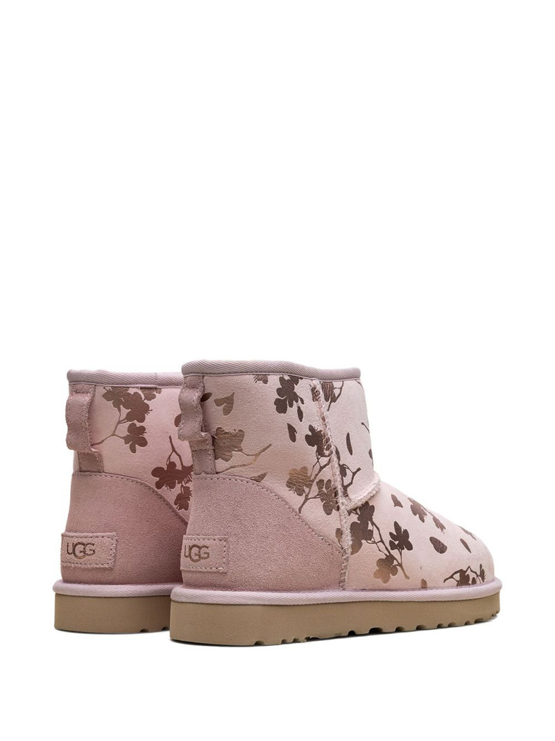 floral foil mini boots 3