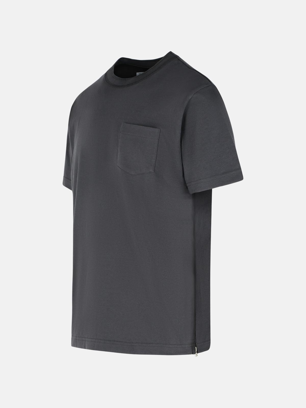 GRAY COTTON T-SHIRT - 2
