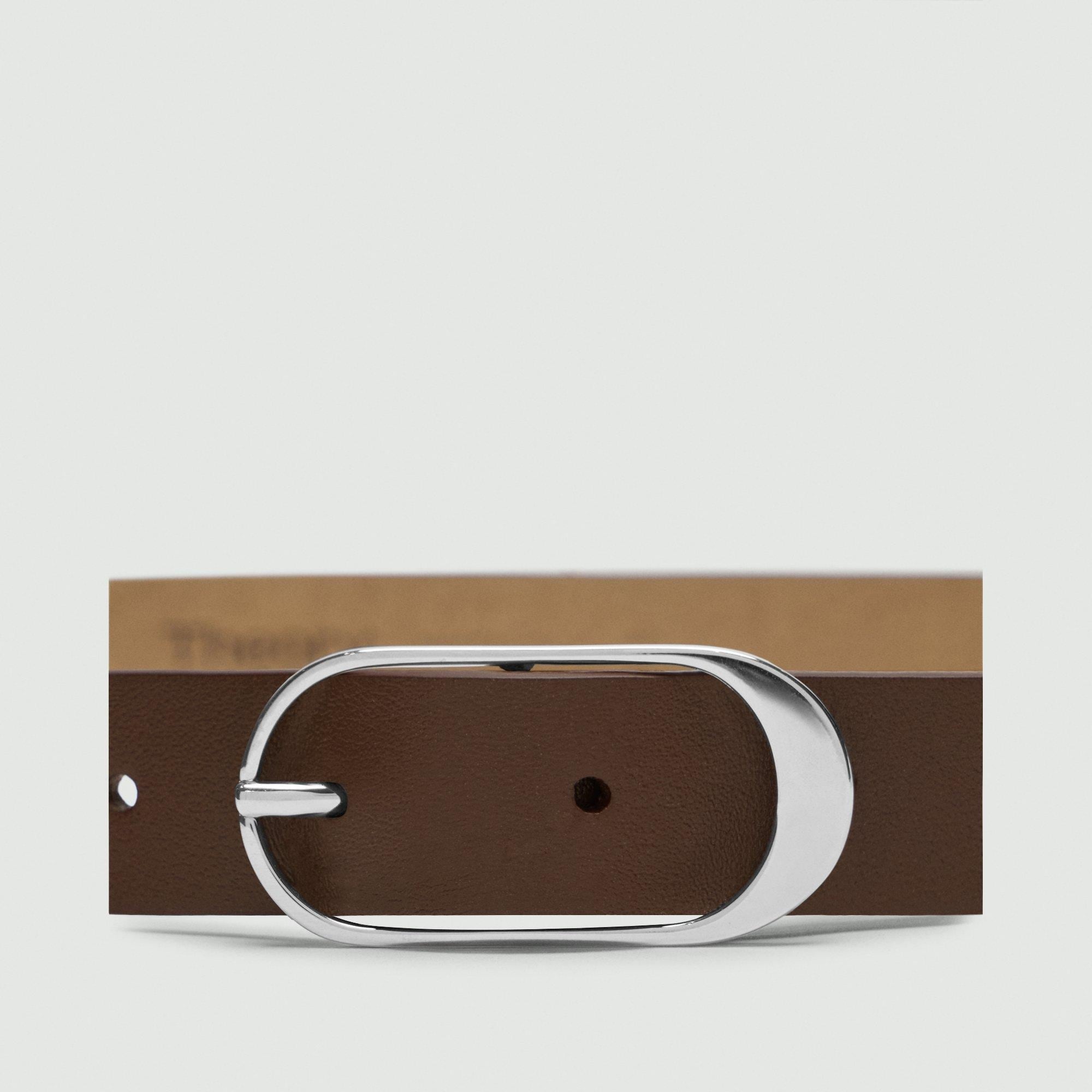 Classic Oblong Belt in Leather - 3