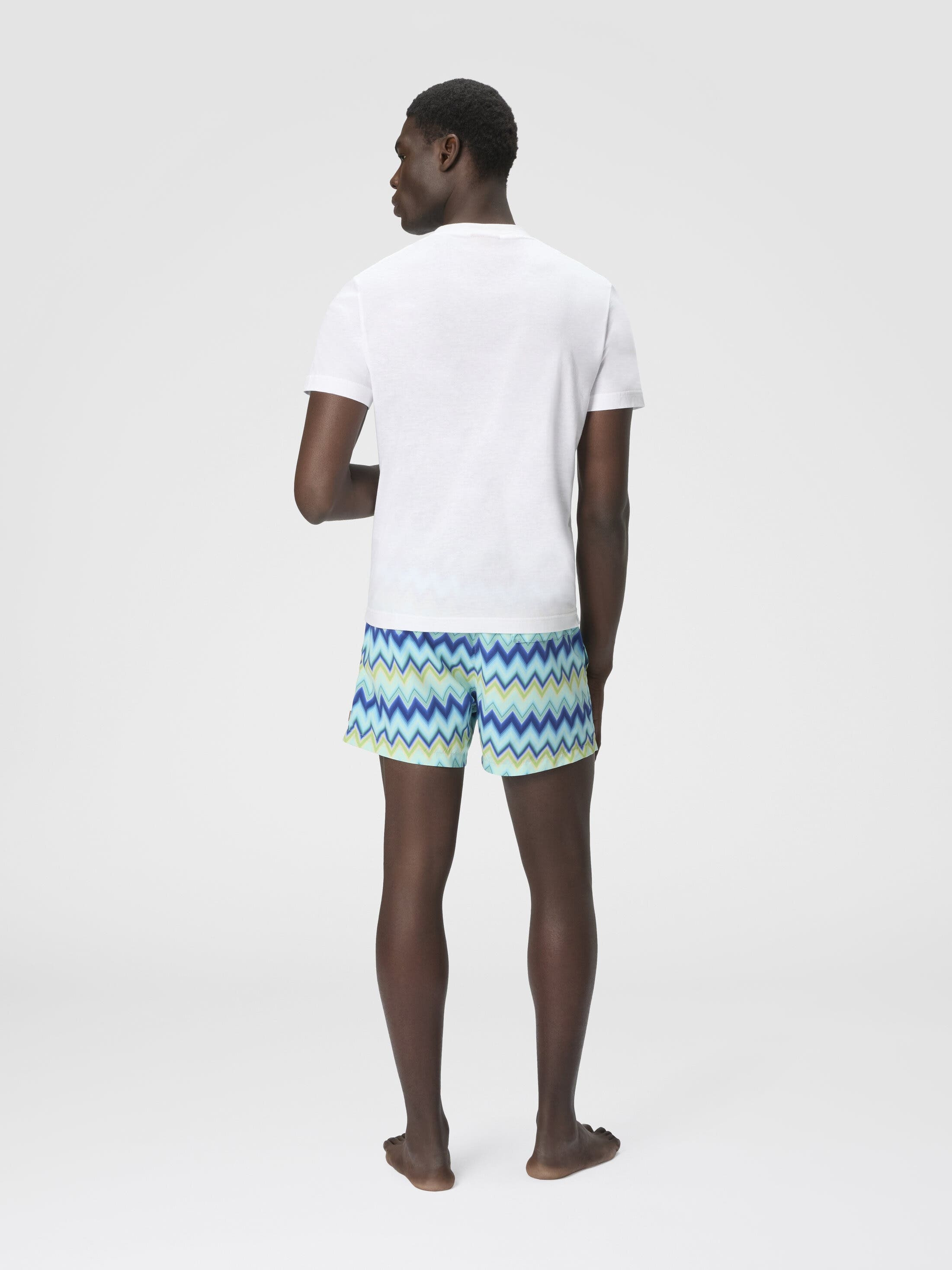 Missoni Short Sleeve T-shirt With Zigzag Insert in Multicoloured at Nordstrom - 3