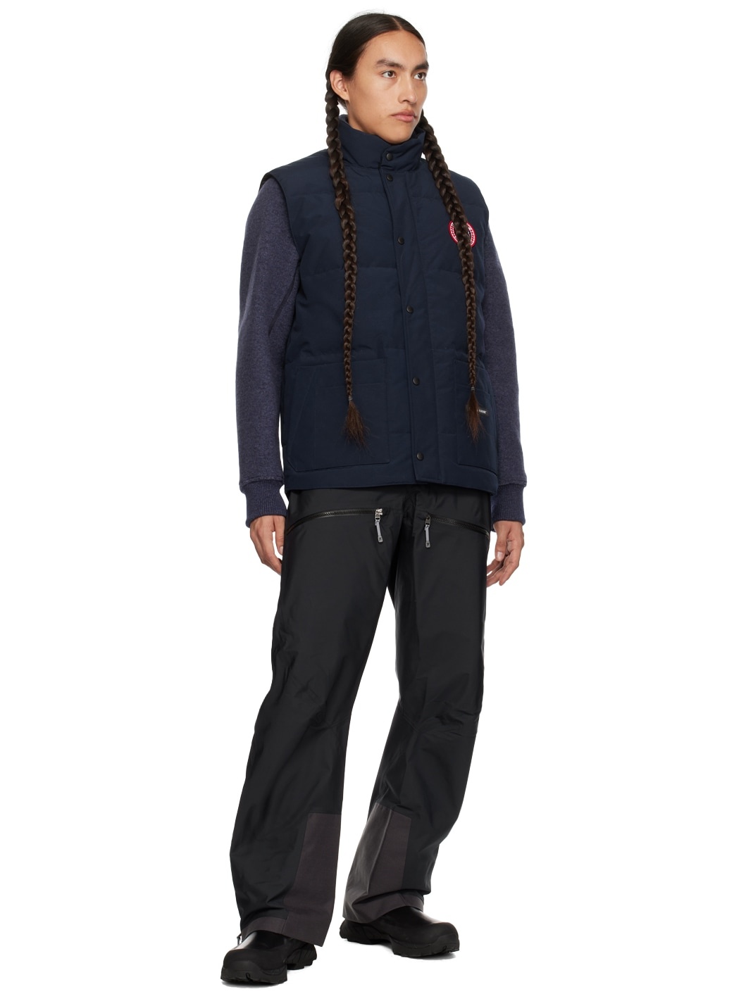 Navy Freestyle Down Vest - 4