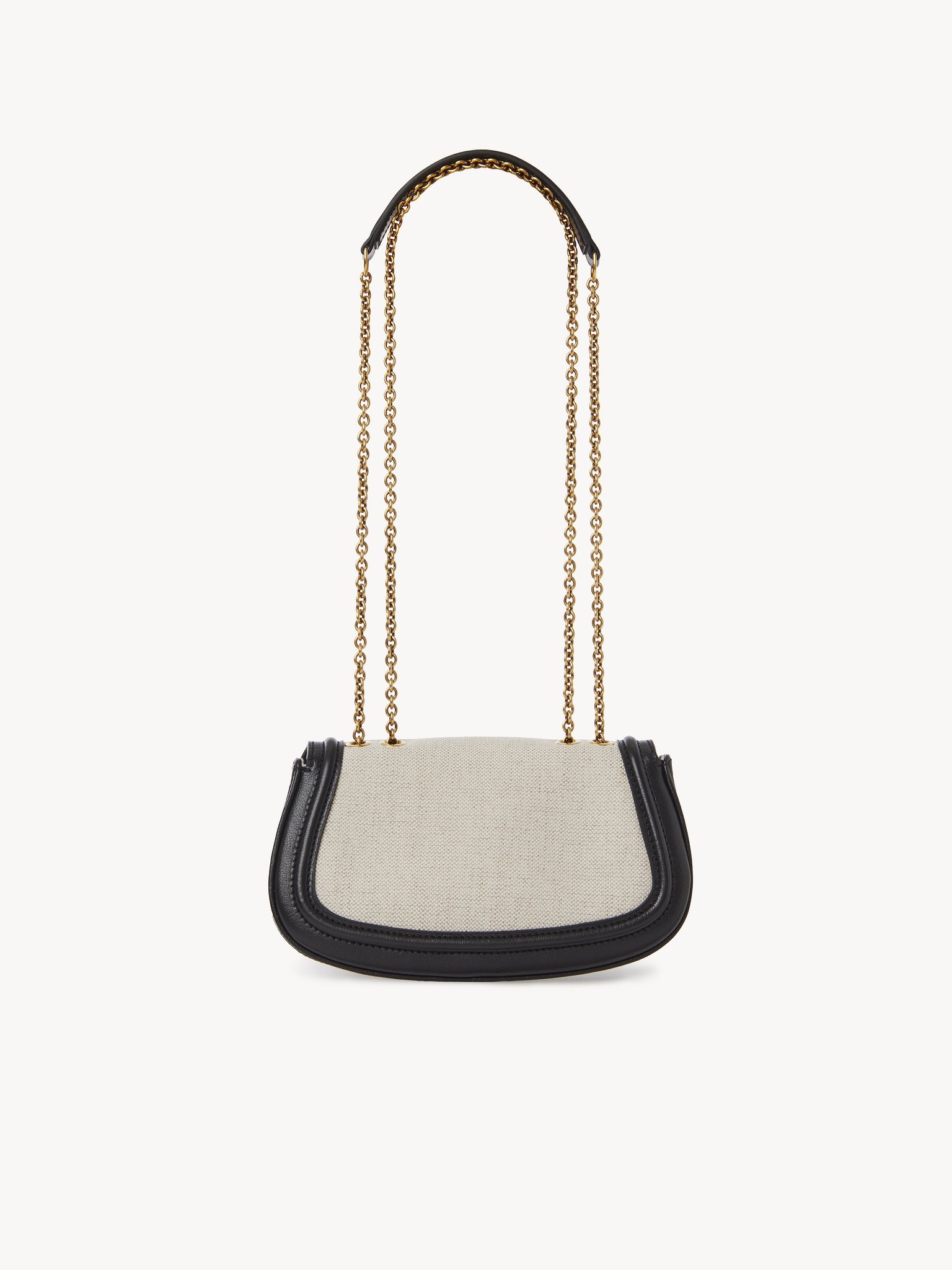 HORSE MEDAL CROSSBODY BAG IN CANVAS & GRAINED LEATHER - 4