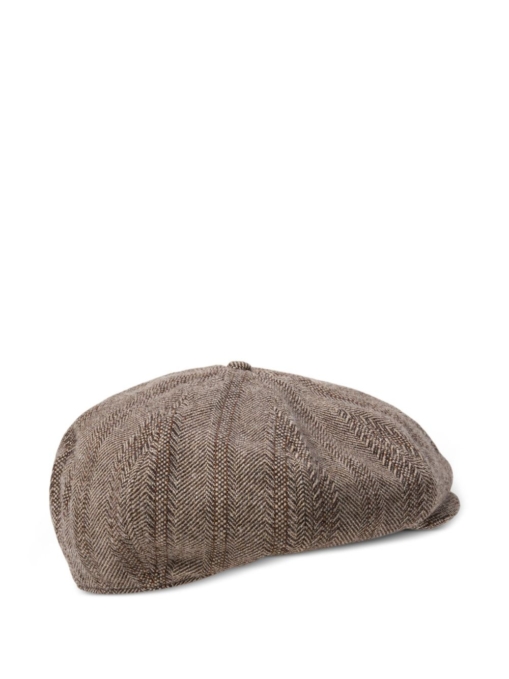 Glen herringbone pattern flat cap - 2