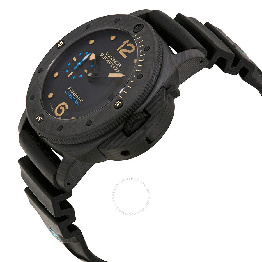 Pre-owned Panerai Luminor 1950 Black Dial Men's Watch PAM00616 - 2