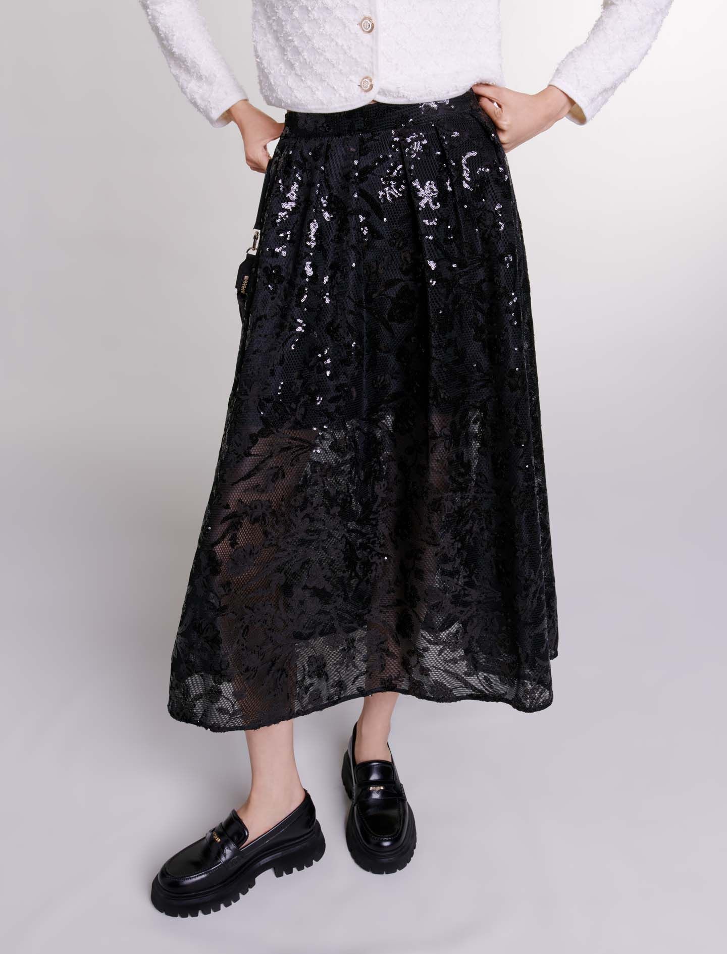 Sequin maxi skirt - 3