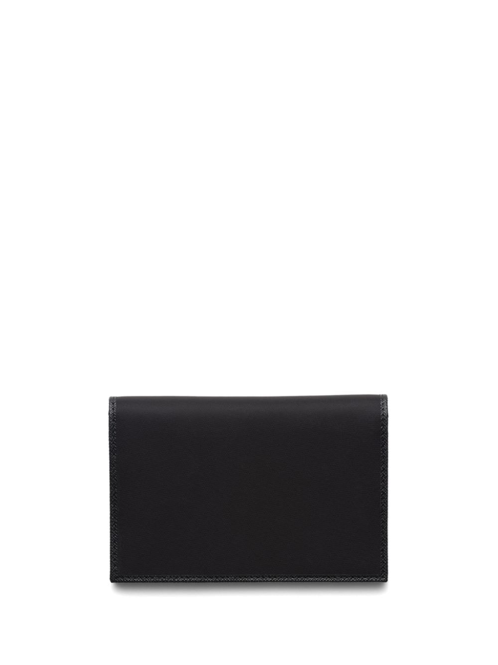 Re-Nylon enamel-triangle logo wallet - 2