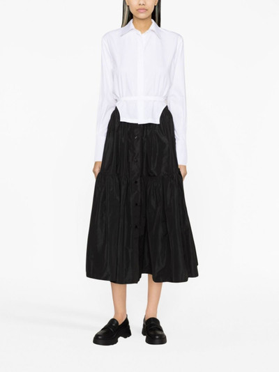 PATOU cropped cut-out shirt outlook