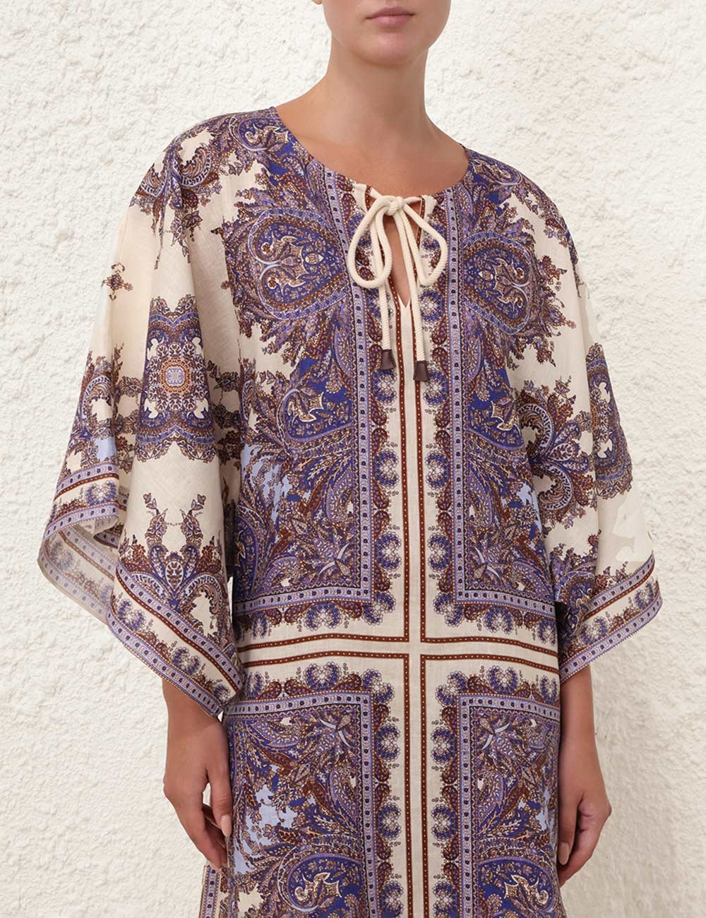 OTTIE KAFTAN MIDI DRESS - 5