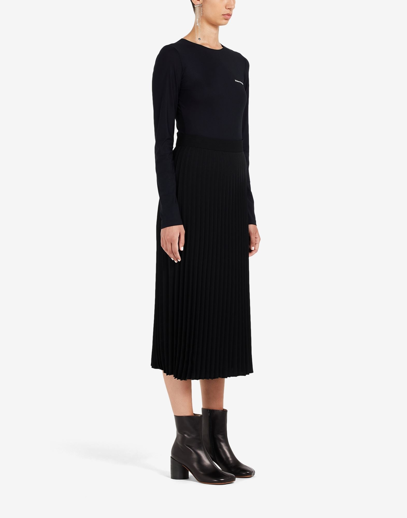 Pleated midi skirt - 3