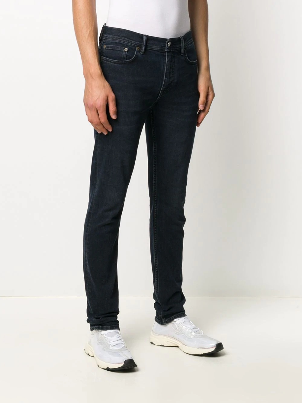 North faded-effect skinny  jeans - 3