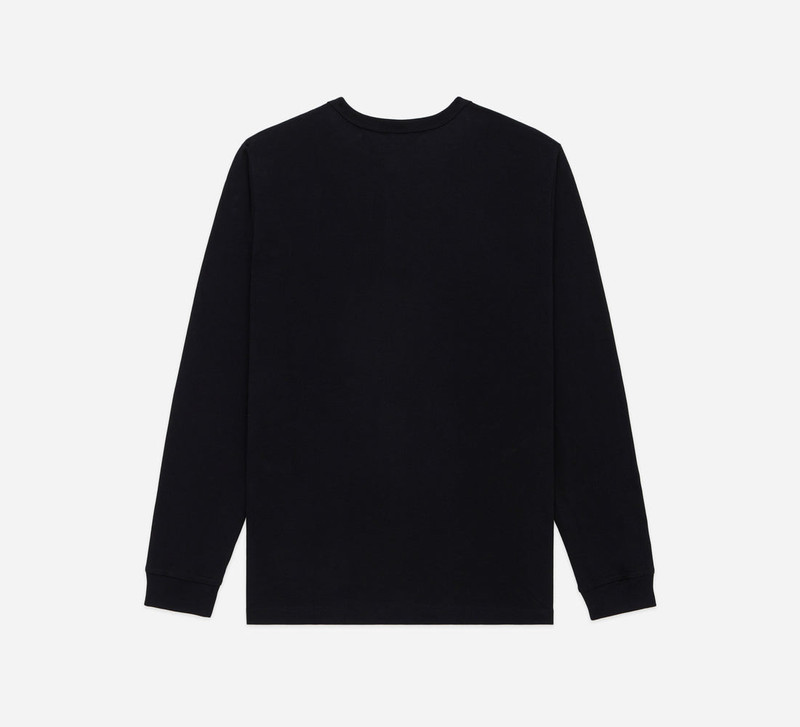 3sixteen Long Sleeve Henley - Black outlook