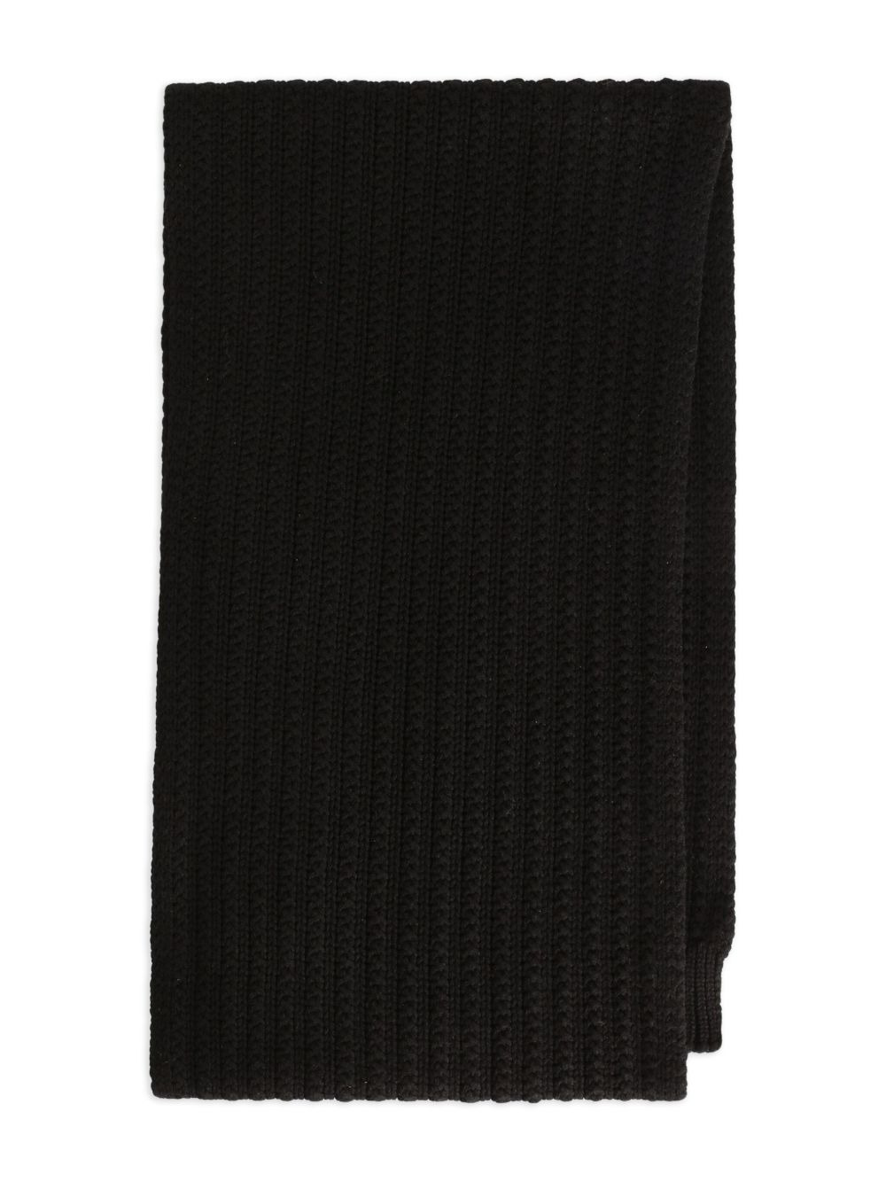 ribbed knit scarf - 2