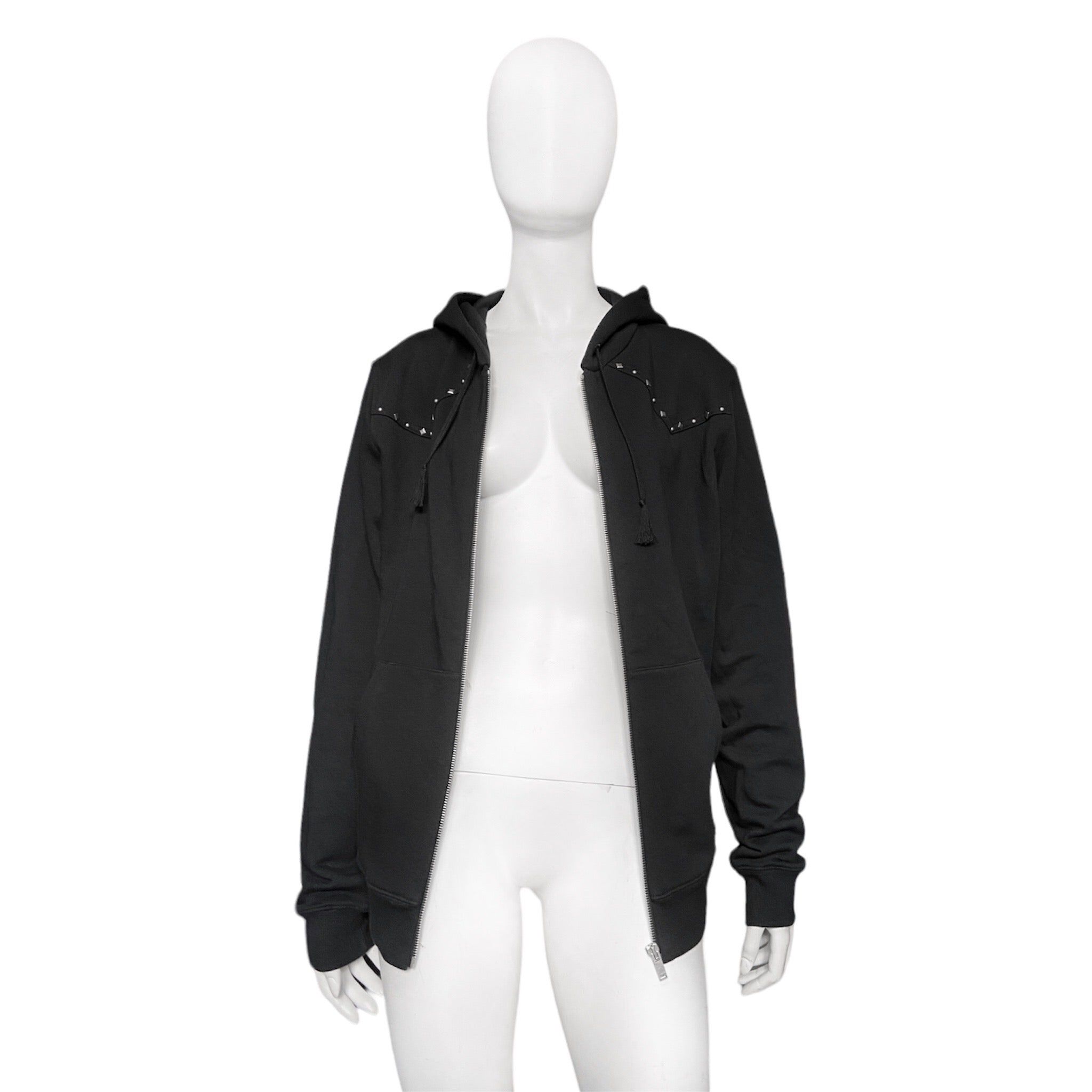 Saint Laurent studded western hoodie jacket S - 4