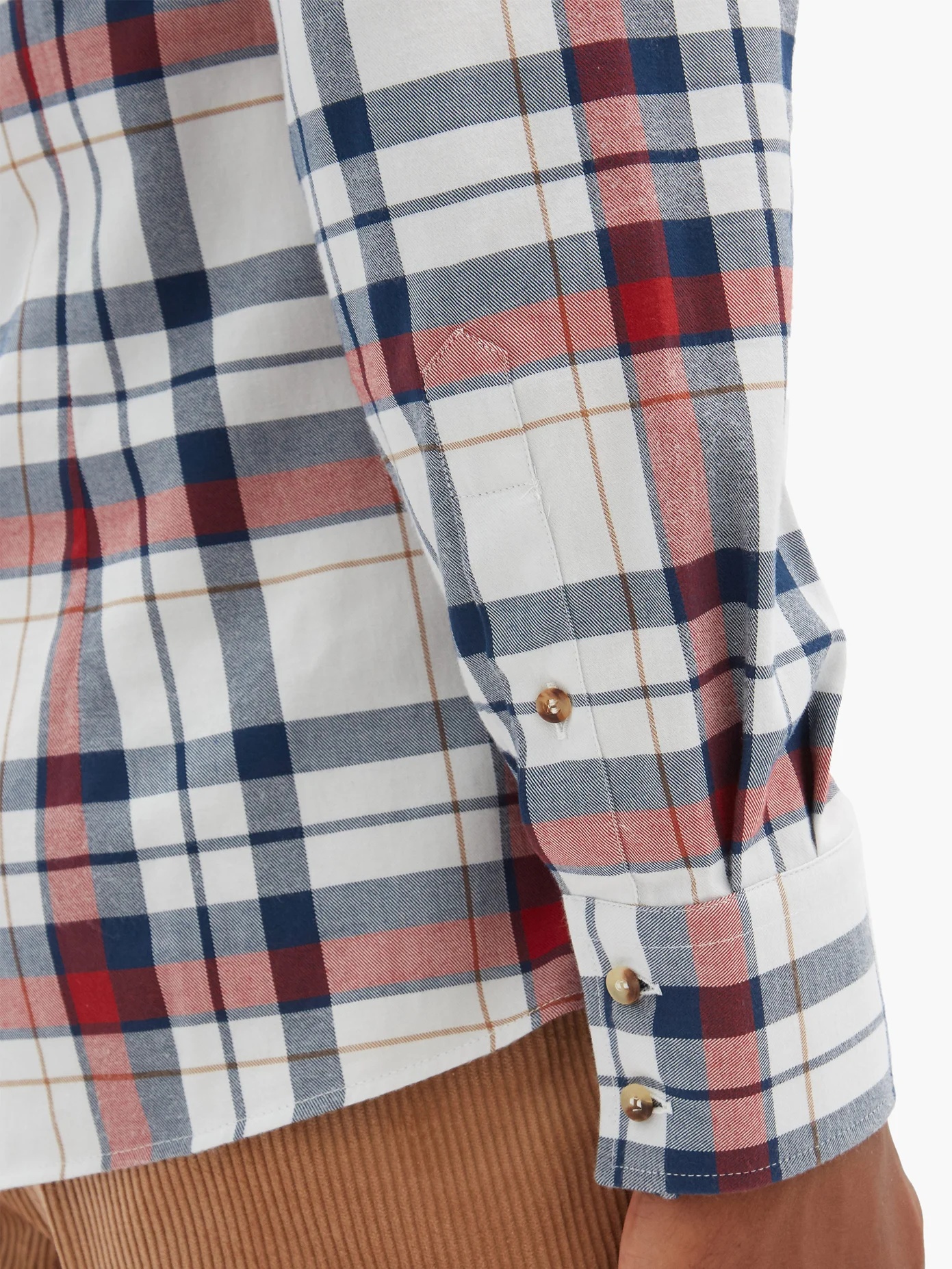 Checked cotton-poplin shirt - 3