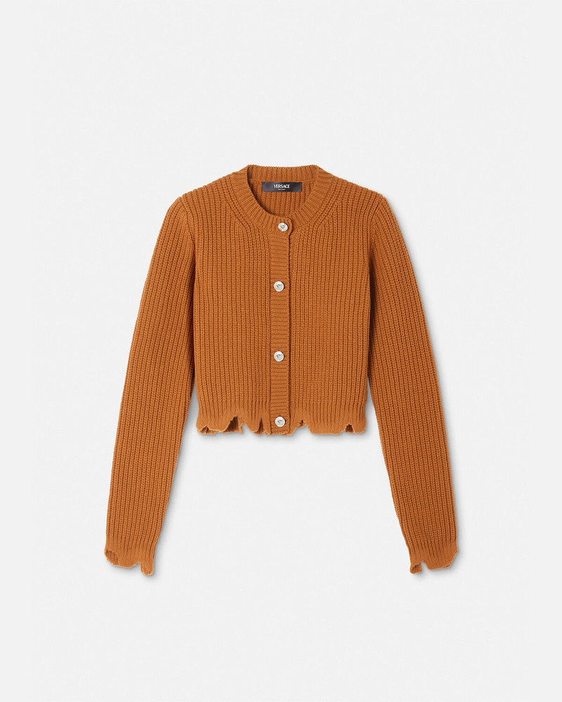 Distressed Knit Cardigan - 1