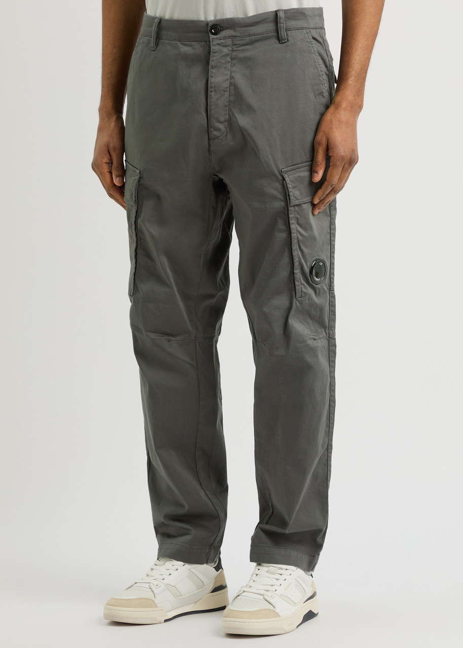 C.P. Company Straight-leg Stretch-cotton Cargo Trousers - 2
