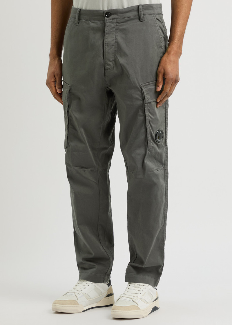 C.P. Company C.P. Company Straight-leg Stretch-cotton Cargo Trousers outlook