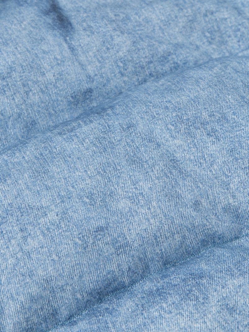 CROPPED DIGITAL PRINT DENIM PUFFER JACKET 3
