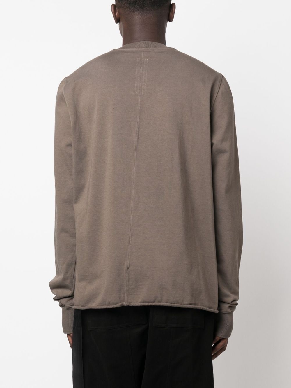 crew-neck long-sleeve cotton jumper - 4