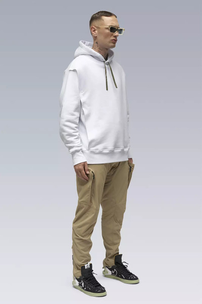 ACRONYM S26-PR Organic Cotton Hooded Sweatshirt White outlook